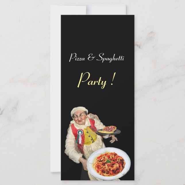 CARTE PIZZA & SPAGHETTI PARTY CUISINE ITALIENNE, RESTAUR (Devant)