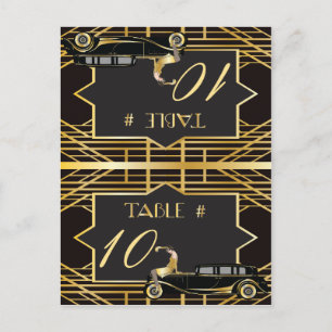 Carte Place Gatsby Style Années Folles
