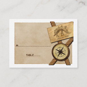 Carte Place Mariage vintage Adventure
