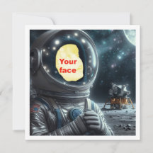 Place mon visage dans l'image, astronaute, espace