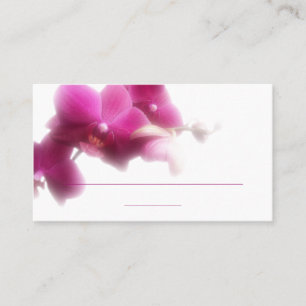 Carte Place Orchidée rose (3,5 po x 2,0 po, pack d