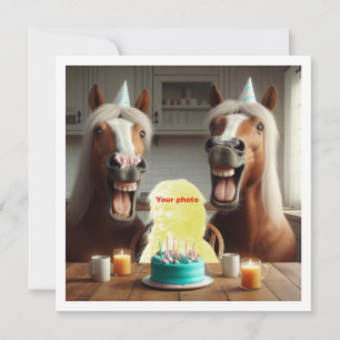 Carte Placez mon visage dans l'image, les chevaux et l'e