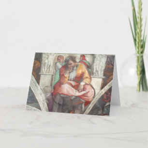 Carte Plafond de chapelle de Sistine : Le prophète