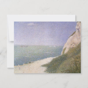 Carte Plage à Honfleur par Georges Seurat, Art ancien