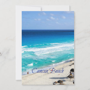 Carte Plage de Cancun, Mexique