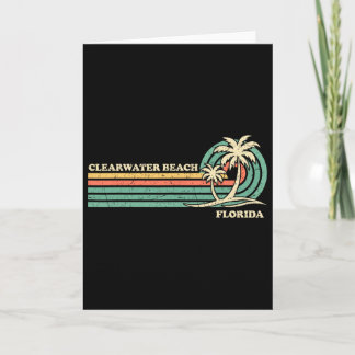 Carte Plage de Clearwater Floride Été Famille Vintage Va