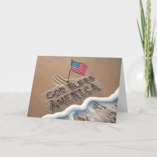 Carte Plage de God Bless America