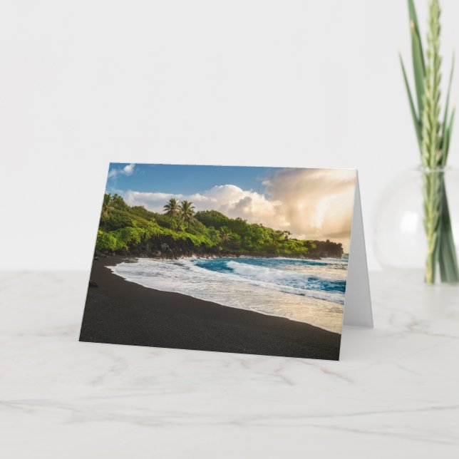 Carte Plage de Waianapanapa (Devant)