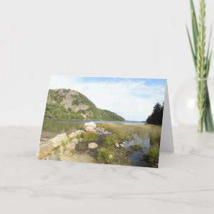 Carte Plage d'Echo Lake dans le parc national d'Acadia