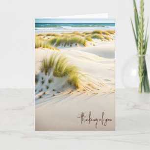 Carte Plage Dune Grass Penser De Vous