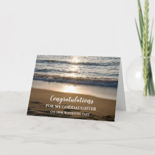 Carte Plage Godgirl Mariage Day Félicitations