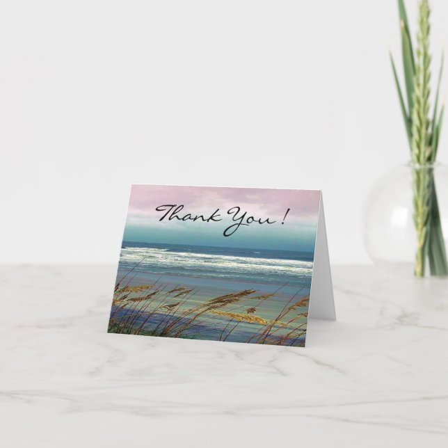 Carte Plage - Merci ! (Devant)