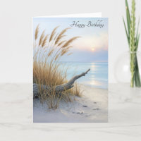 Plage paisible Matin Anniversaire