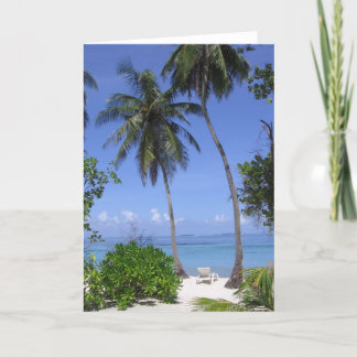 Carte Plage tropicale