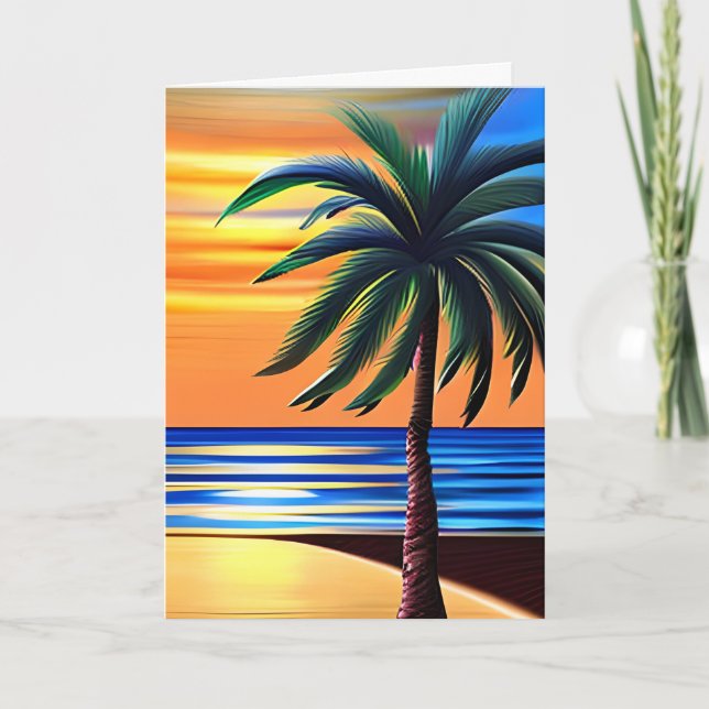Carte Plage tropicale | Vous avez manqué (Devant)