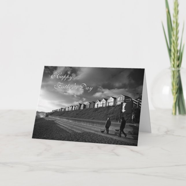 Carte Plages - Fête des pères art - Pêche (Devant)