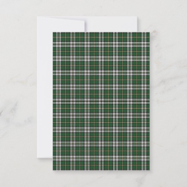 Carte Plaid tartan du Cap-Breton (Devant)