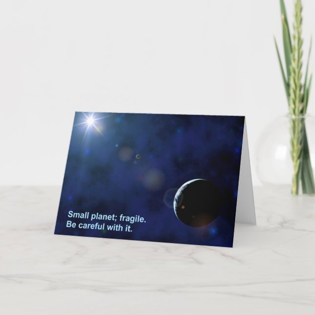 Carte Planète fragile (Devant)