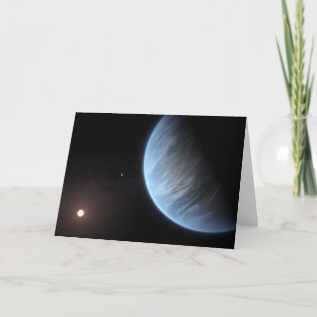 Carte Planète K2-18b, Étoile Hôte Et Planète Accompagnan (Devant)