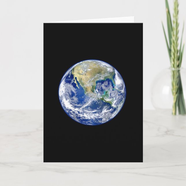 Carte Planète Terre (Devant)