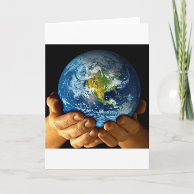 Carte Planète Terre (Devant)