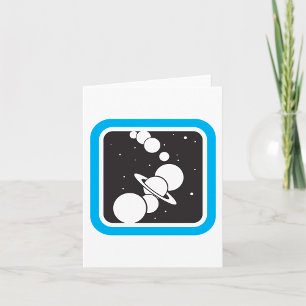 Carte Planètes dans l'espace