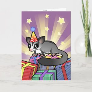 Carte Planeur à sucre d'anniversaire