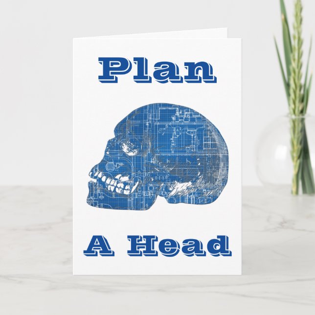 Carte Planifier Un Plan Directeur Humoristique (Devant)