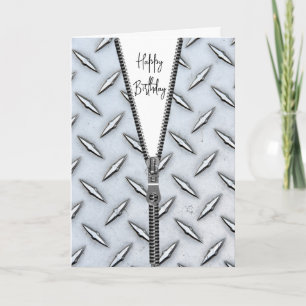 Carte Plaque de diamant avec Zipper pour Anniversaire