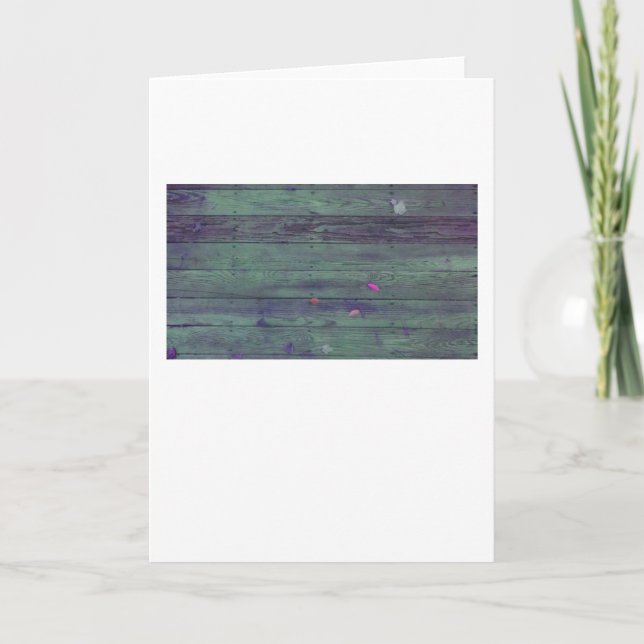 Carte Plaques en bois récupérées (Devant)