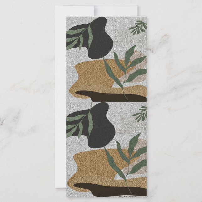Carte plat Abstraite (Devant)