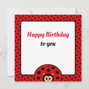 Carte Plat Anniversaire de la jolie dame