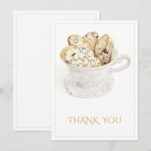 Carte plat BISCOTTI Merci 4.5x6.25