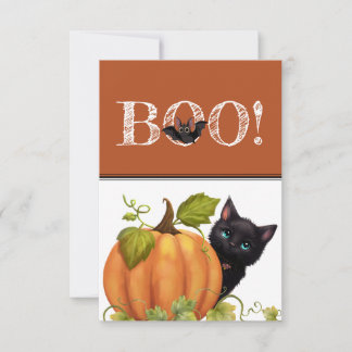 Carte Plat Boat Halloween