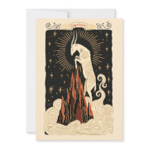 Carte plat - Capricorn Celestial Zodiac Art
