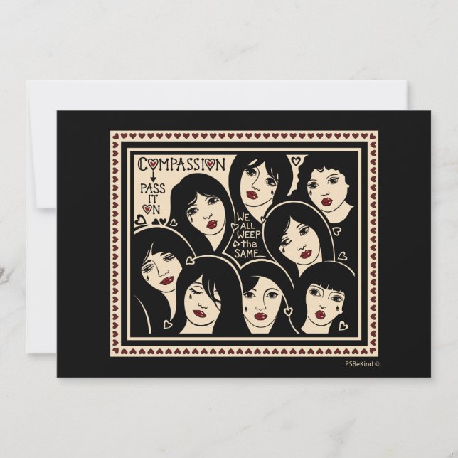 Carte Plat Compassion Pass On_7"x5" (Devant)