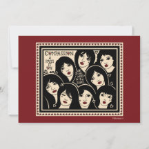 Carte Plat Compassion Pass On_7"x5"