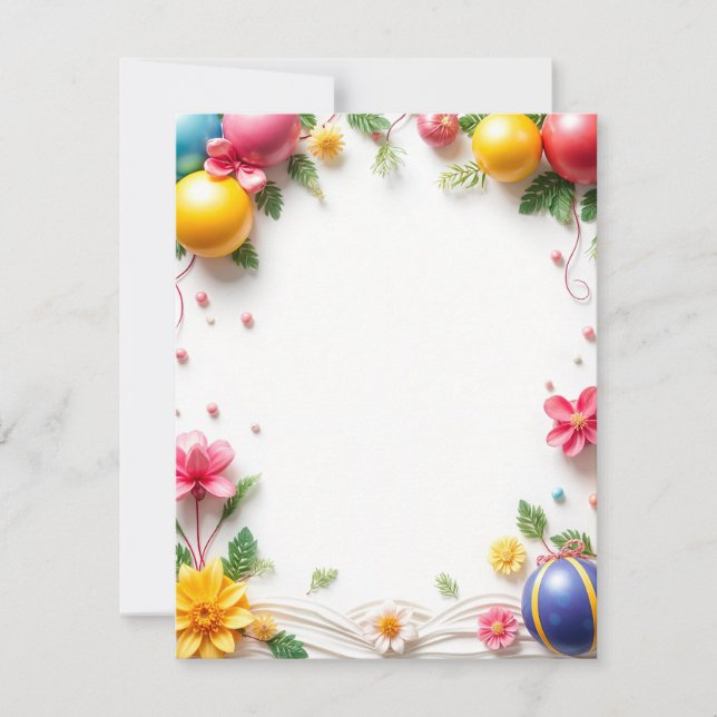 Carte plat d'anniversaire (Devant)