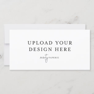 Carte plat de 4 po x 8 po - Paysage