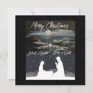 Carte Plat de Noël Blue Moon