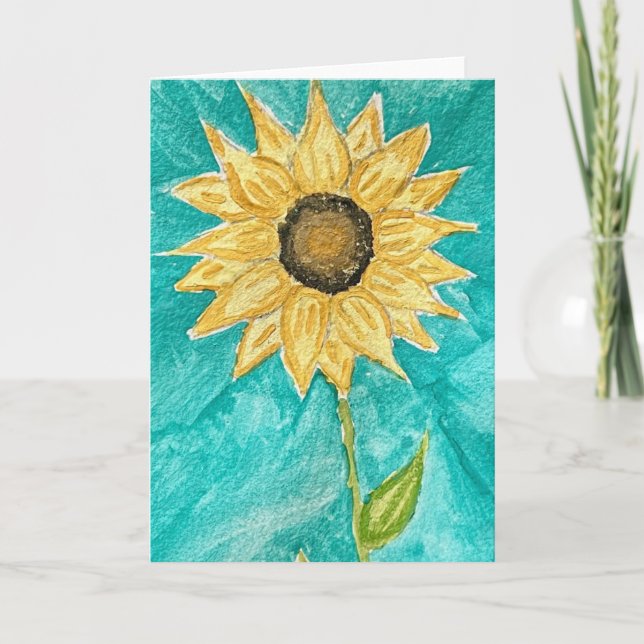 Carte Plat de tournesol (Devant)