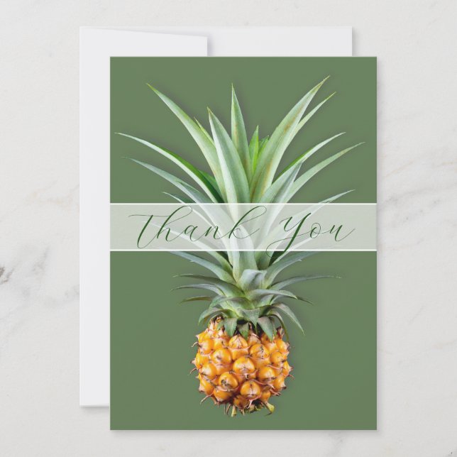 Carte plat du Merci à ananas (Devant)