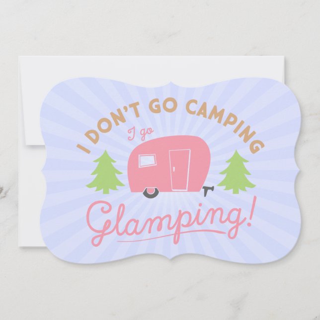 Carte Plat Glamping Pas Camping (Devant)
