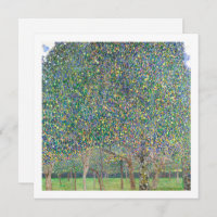 CARTE PLAT : GUSTAV KLIMT : PEAR TREE 1903