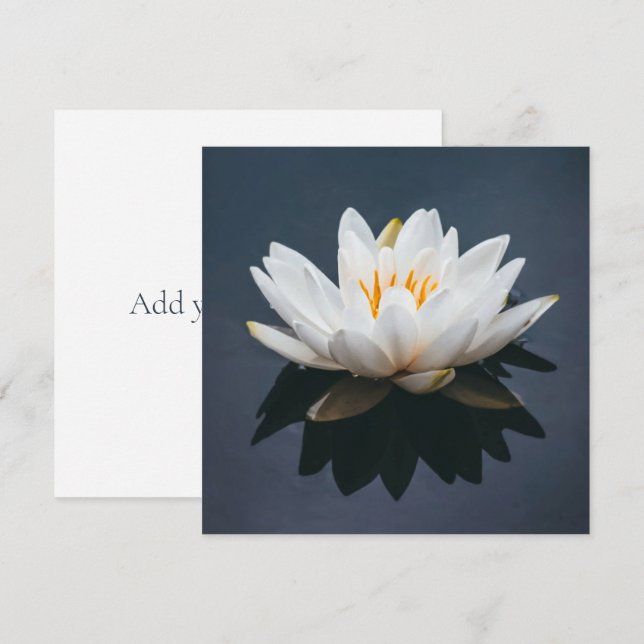 CARTE PLAT : LOTUS ON WAY (Devant / Derrière)