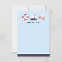 Carte Plat Merci Nautique