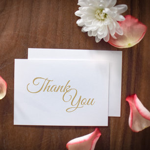 Carte plat Merci or simple