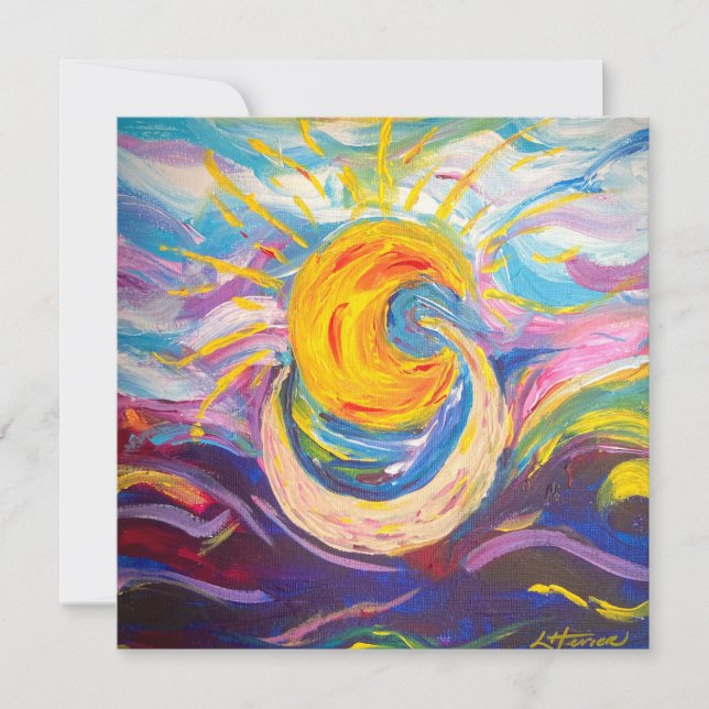 Carte Plat "Sun & Moon" (Devant)