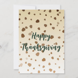 Carte plat Thanksgiving Acorns