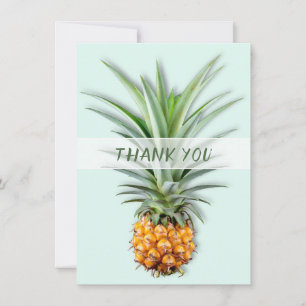 Carte plat vide en Merci d'ananas unique